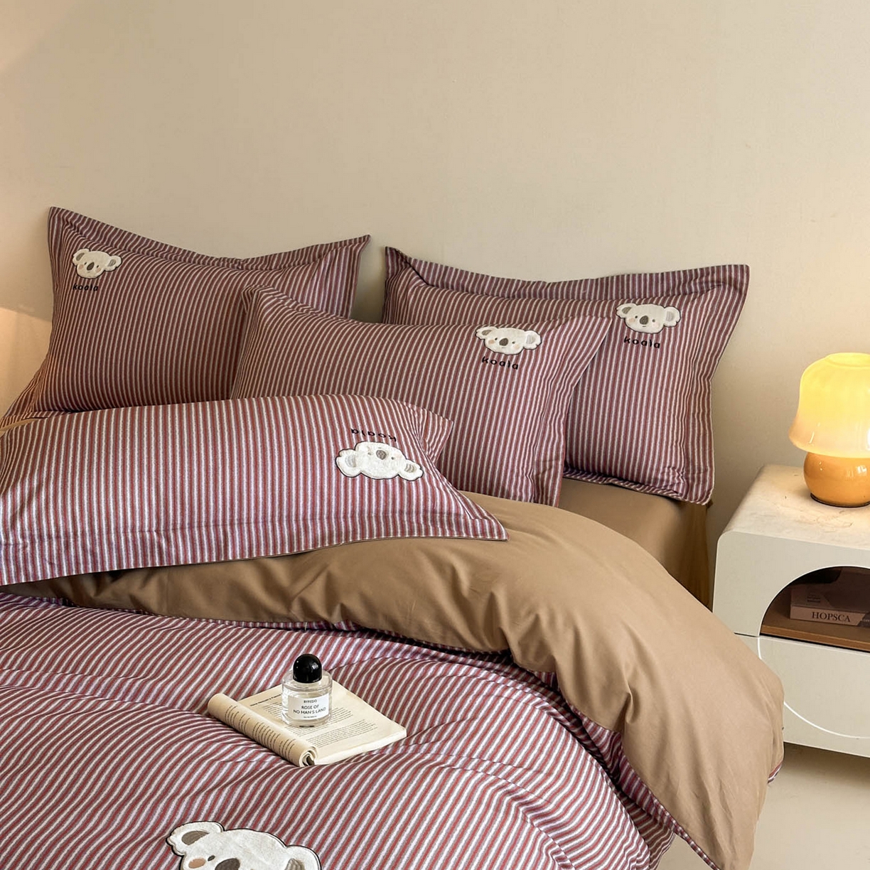 91家纺网 家纺一手货源 找家纺 （总）禾时 2025新款全棉磨毛卡通刺绣四件套