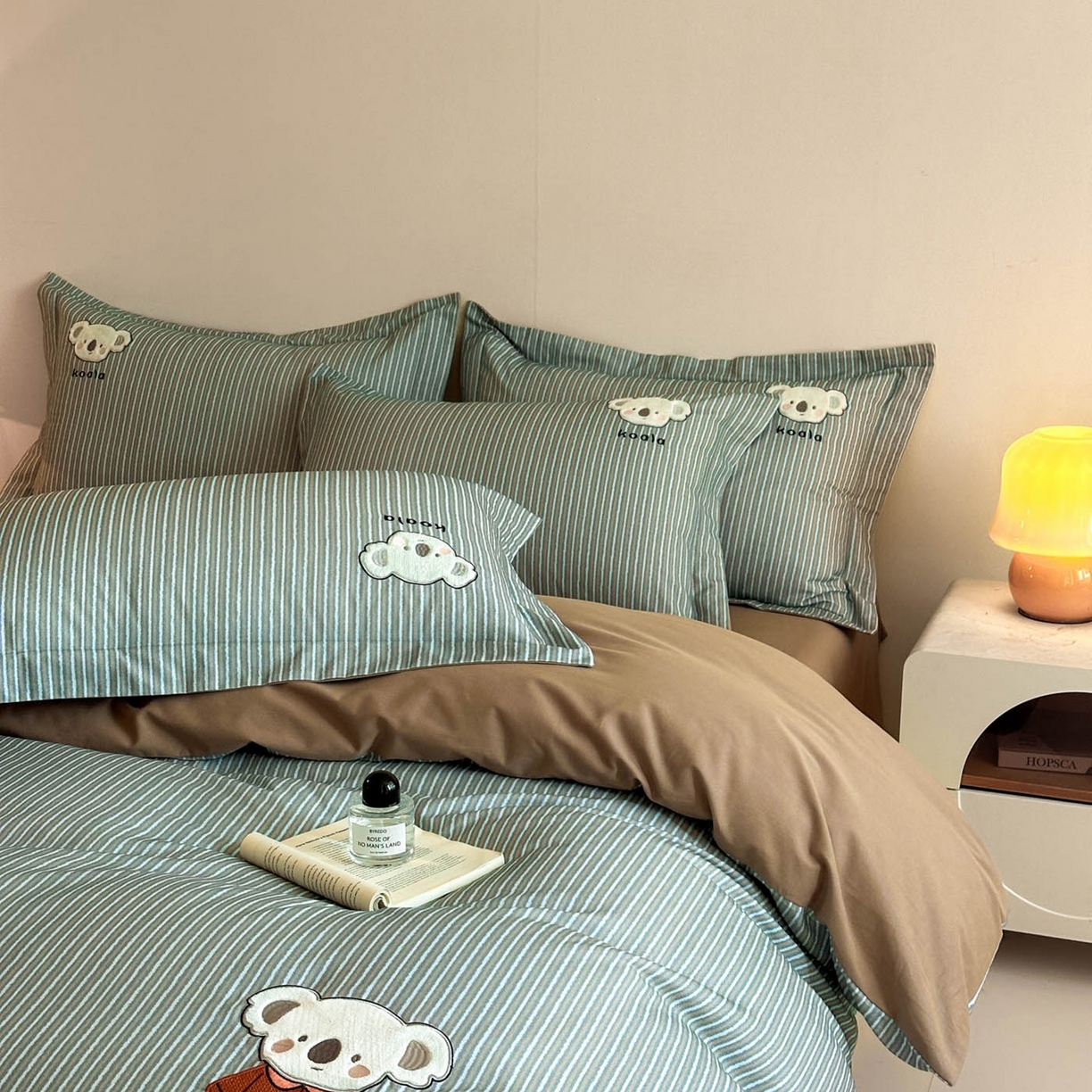 91家纺网 家纺一手货源 找家纺 （总）禾时 2025新款全棉磨毛卡通刺绣四件套