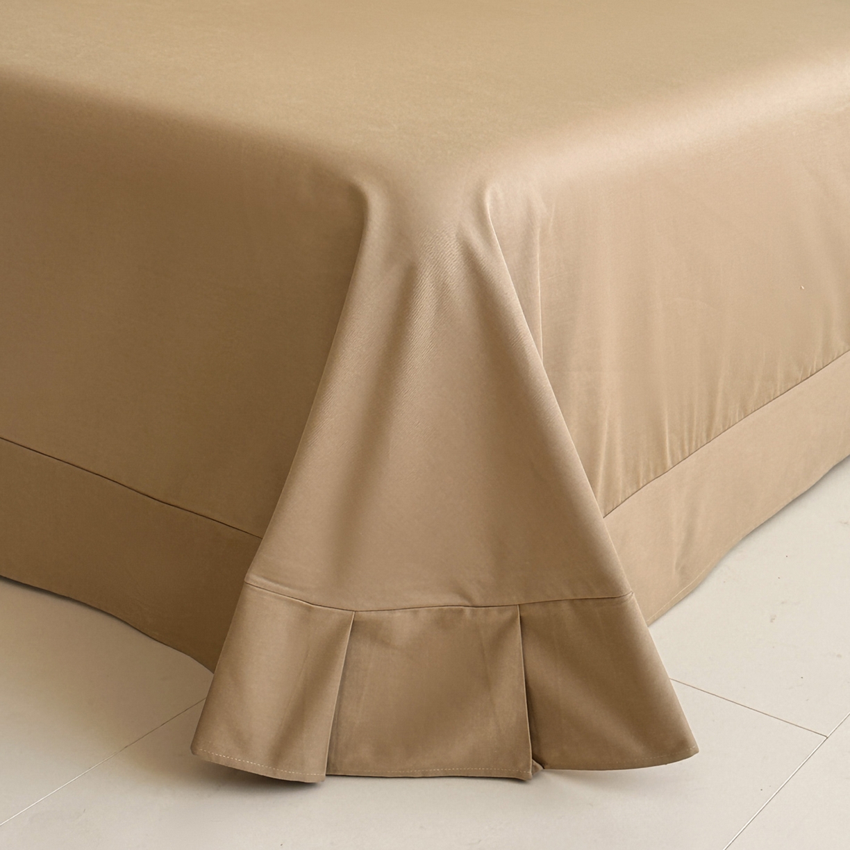 91家纺网 家纺一手货源 找家纺 禾时 2025新款全棉磨毛卡通刺绣四件套 米乐（咖）