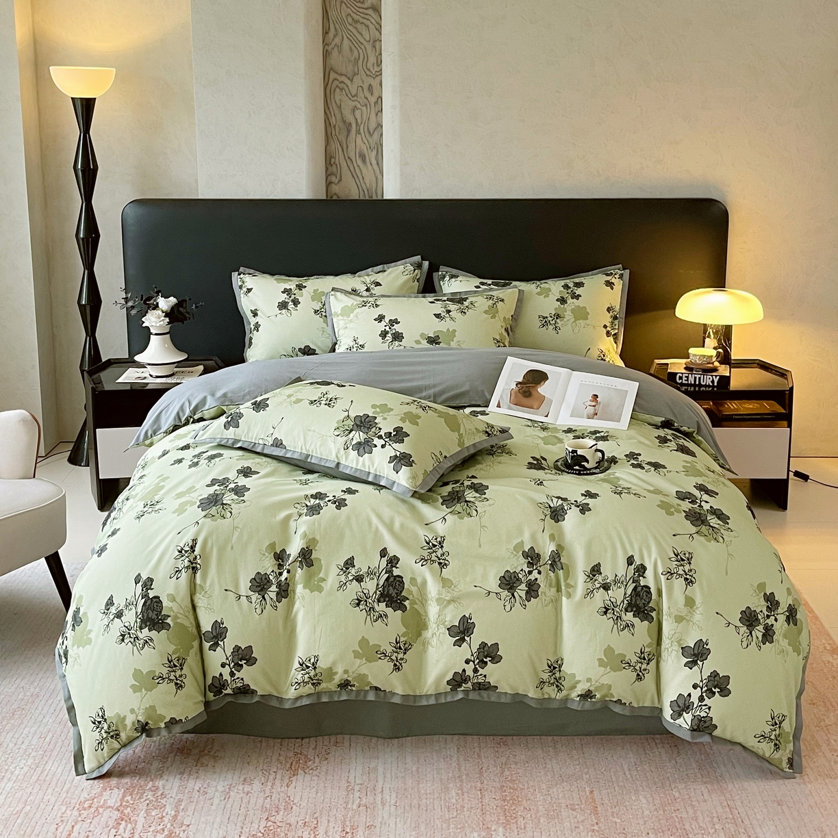 91家纺网 家纺一手货源 找家纺 （总）春皖家纺 2025新款断角磨毛四件套