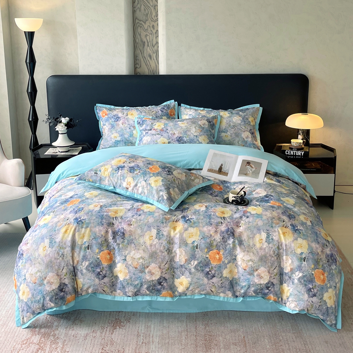 91家纺网 家纺一手货源 找家纺 （总）春皖家纺 2025新款断角磨毛四件套