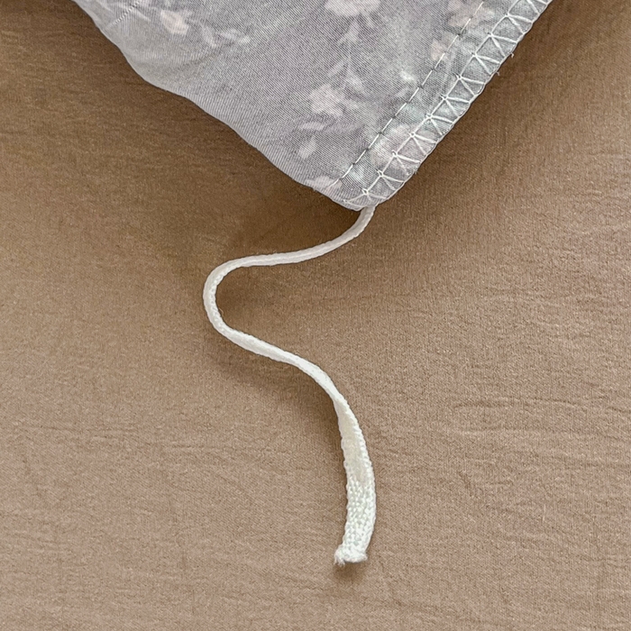 91家纺网 家纺一手货源 找家纺 斯卡诺家纺 2025秋冬法式花边古法水洗棉云感棉床盖四件套花边被套床单款 满天星-花边款