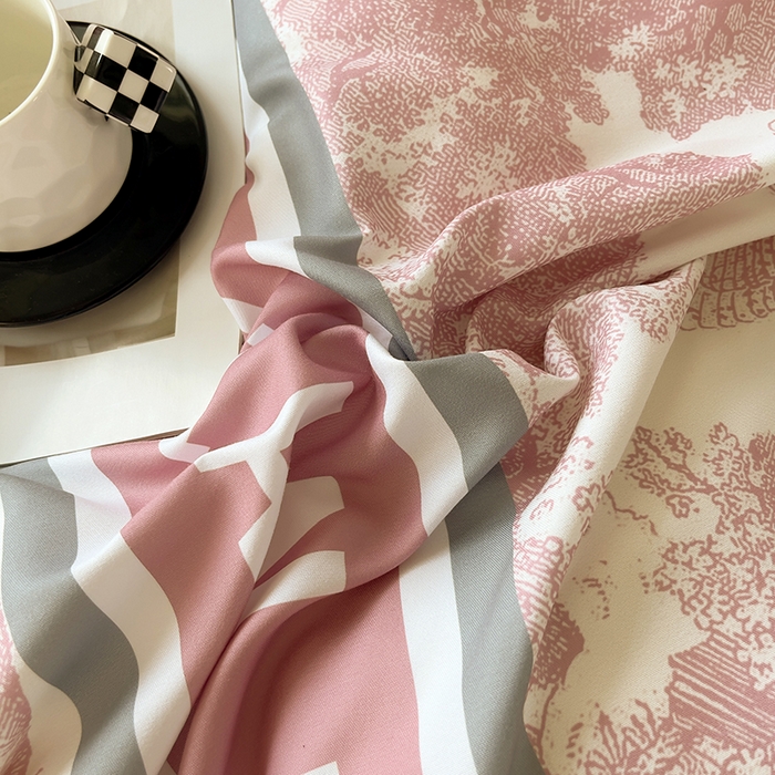 91家纺网 家纺一手货源 找家纺 摩卡（乐趣） 2025秋冬新品网红款水洗棉四季款四件套 梦幻粉