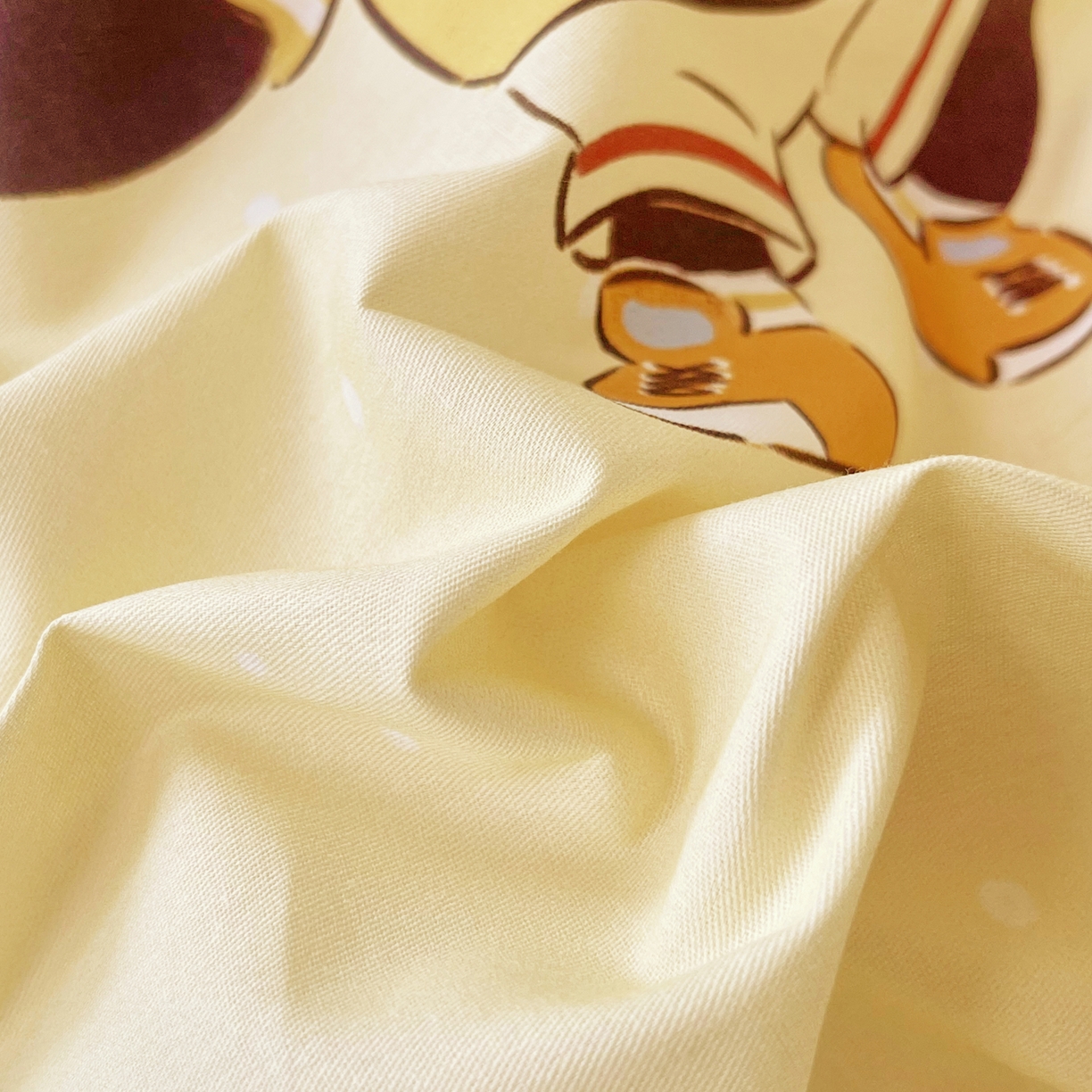 91家纺网 家纺一手货源 找家纺 金鑫汇家纺 2025新款A类全棉纯棉印花学生床单品床笠 床笠单件 足球争霸赛-黄