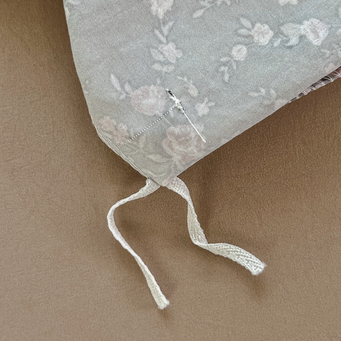 91家纺网 家纺一手货源 找家纺 斯卡诺家纺 2026爆款古法水洗仿棉四件套韩国小布袋五件套（高克重斜纹加厚） 满天星