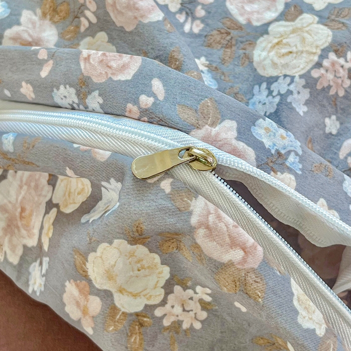 91家纺网 家纺一手货源 找家纺 斯卡诺家纺 2026爆款古法水洗仿棉四件套韩国小布袋五件套（高克重斜纹加厚） 一见倾心