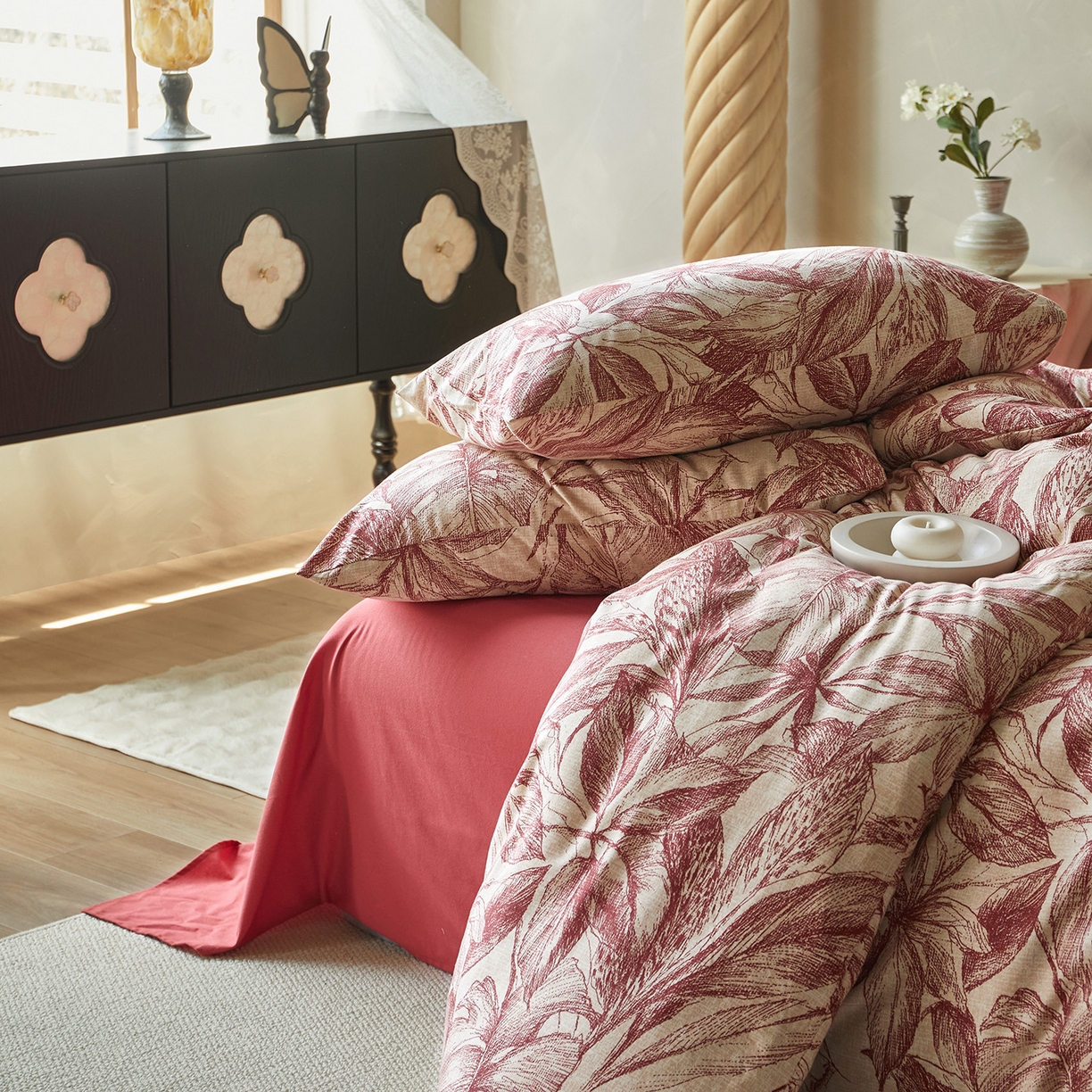 91家纺网 家纺一手货源 找家纺 （总）怡家居 2025新款全棉纯棉加厚印花磨毛四件套