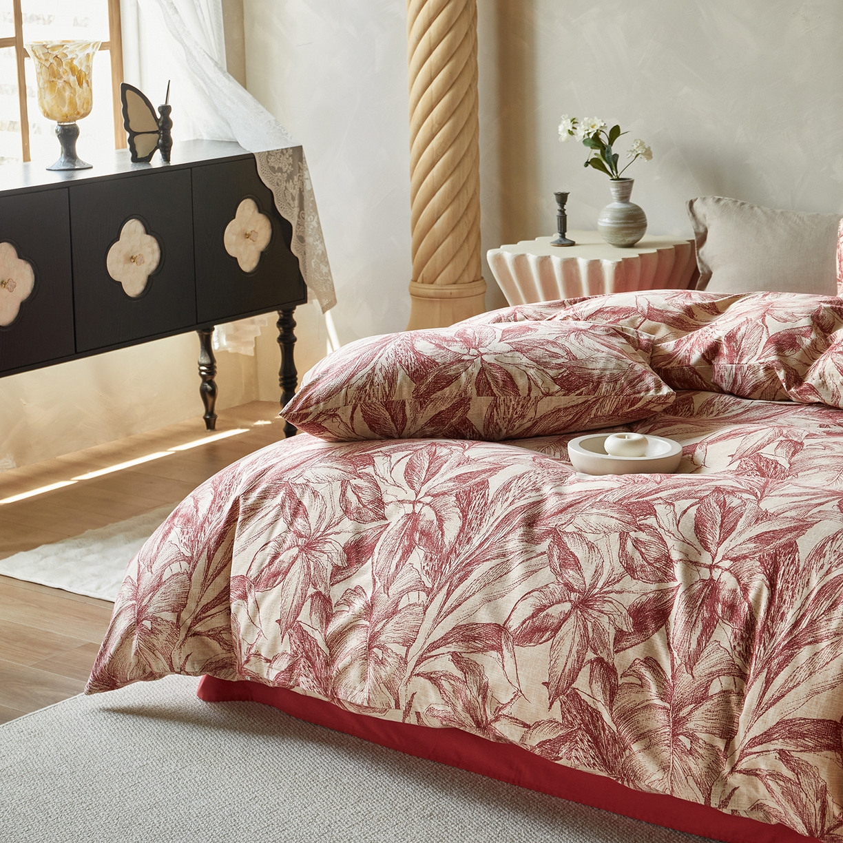 91家纺网 家纺一手货源 找家纺 （总）怡家居 2025新款全棉纯棉加厚印花磨毛四件套