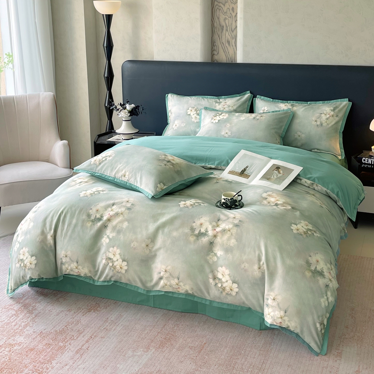 91家纺网 家纺一手货源 找家纺 （总）春皖家纺 2025新款断角磨毛四件套