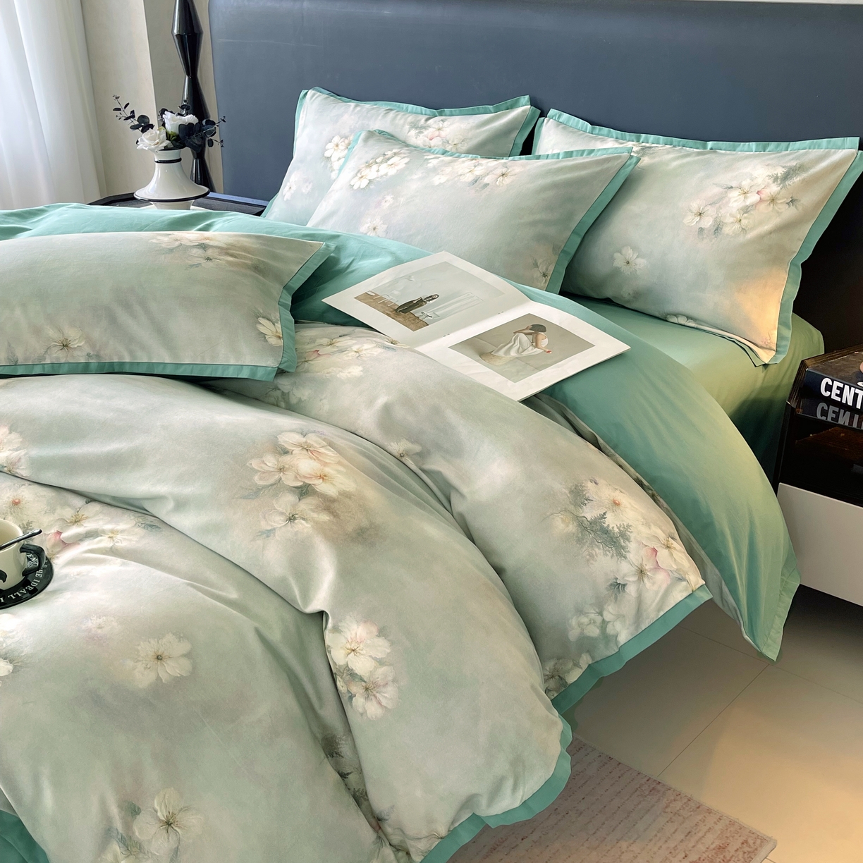 91家纺网 家纺一手货源 找家纺 （总）春皖家纺 2025新款断角磨毛四件套