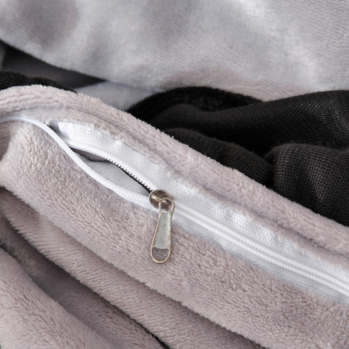 91家纺网 家纺一手货源 找家纺 畅畅家纺 2025新款加厚9斤毛巾绣韩式花边牛奶绒床单四件套 蝴蝶-灰