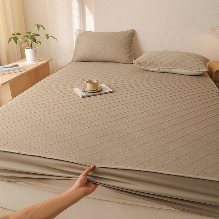 91家纺网 家纺一手货源 找家纺 （总）大元 2025新款A类零压云棉空气层夹棉床笠单品床笠床笠单件