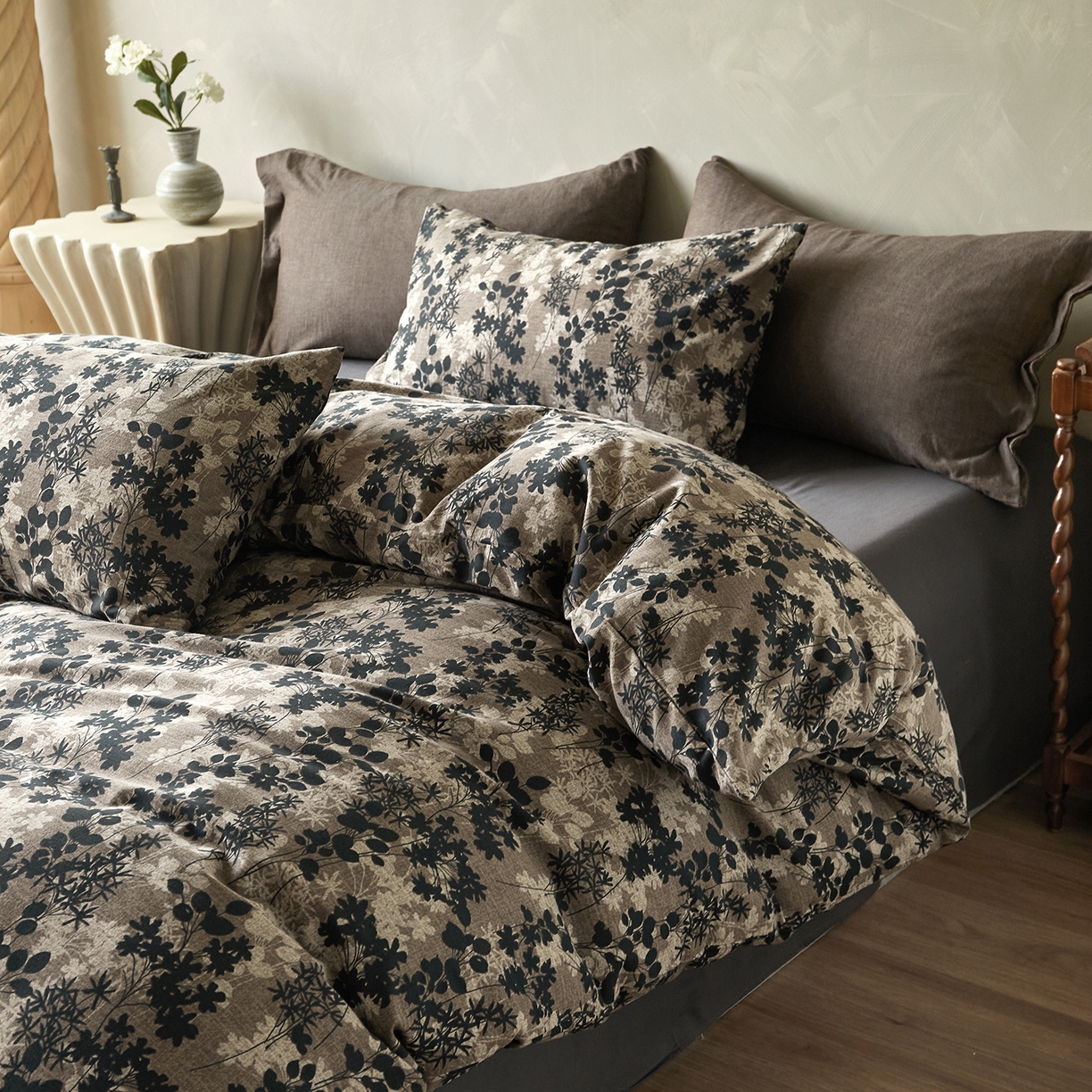 怡家居 2025新款全棉纯棉加厚印花磨毛四件套 旧年