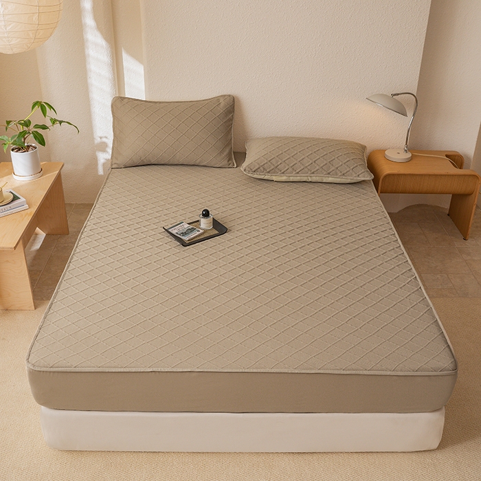 91家纺网 家纺一手货源 找家纺 （总）大元 2025新款A类零压云棉空气层夹棉床笠单品床笠床笠单件