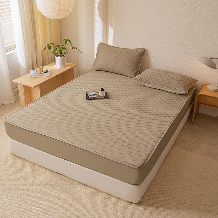 91家纺网 家纺一手货源 找家纺 （总）大元 2025新款A类零压云棉空气层夹棉床笠单品床笠床笠单件