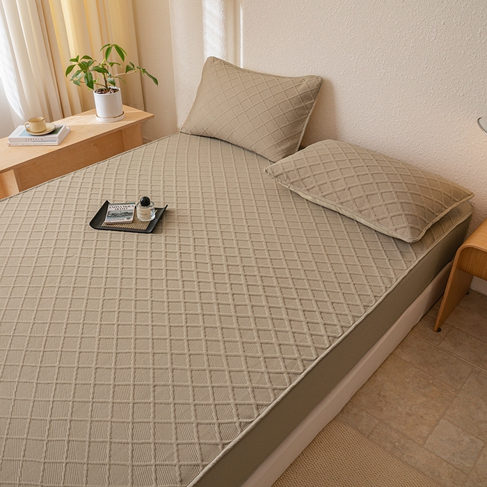 91家纺网 家纺一手货源 找家纺 （总）大元 2025新款A类零压云棉空气层夹棉床笠单品床笠床笠单件