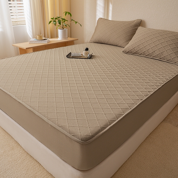 91家纺网 家纺一手货源 找家纺 （总）大元 2025新款A类零压云棉空气层夹棉床笠单品床笠床笠单件