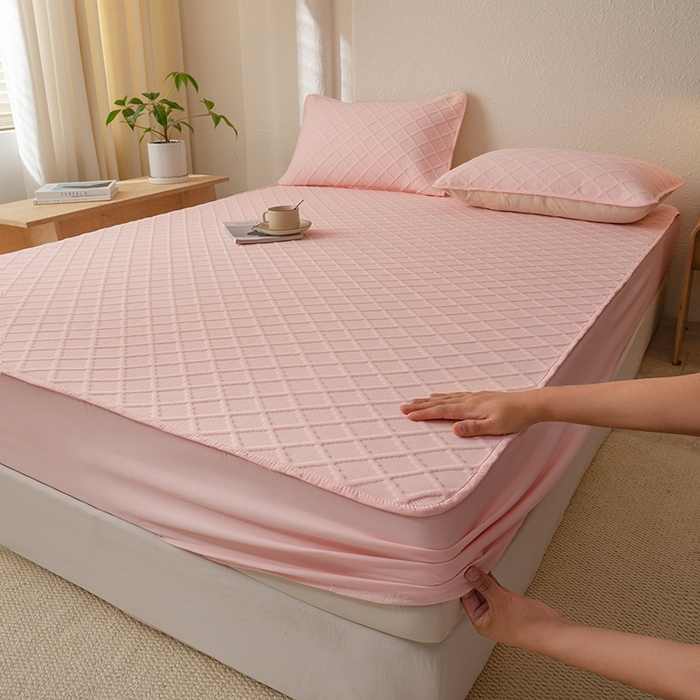 91家纺网 家纺一手货源 找家纺 （总）大元 2025新款A类零压云棉空气层夹棉床笠单品床笠床笠单件