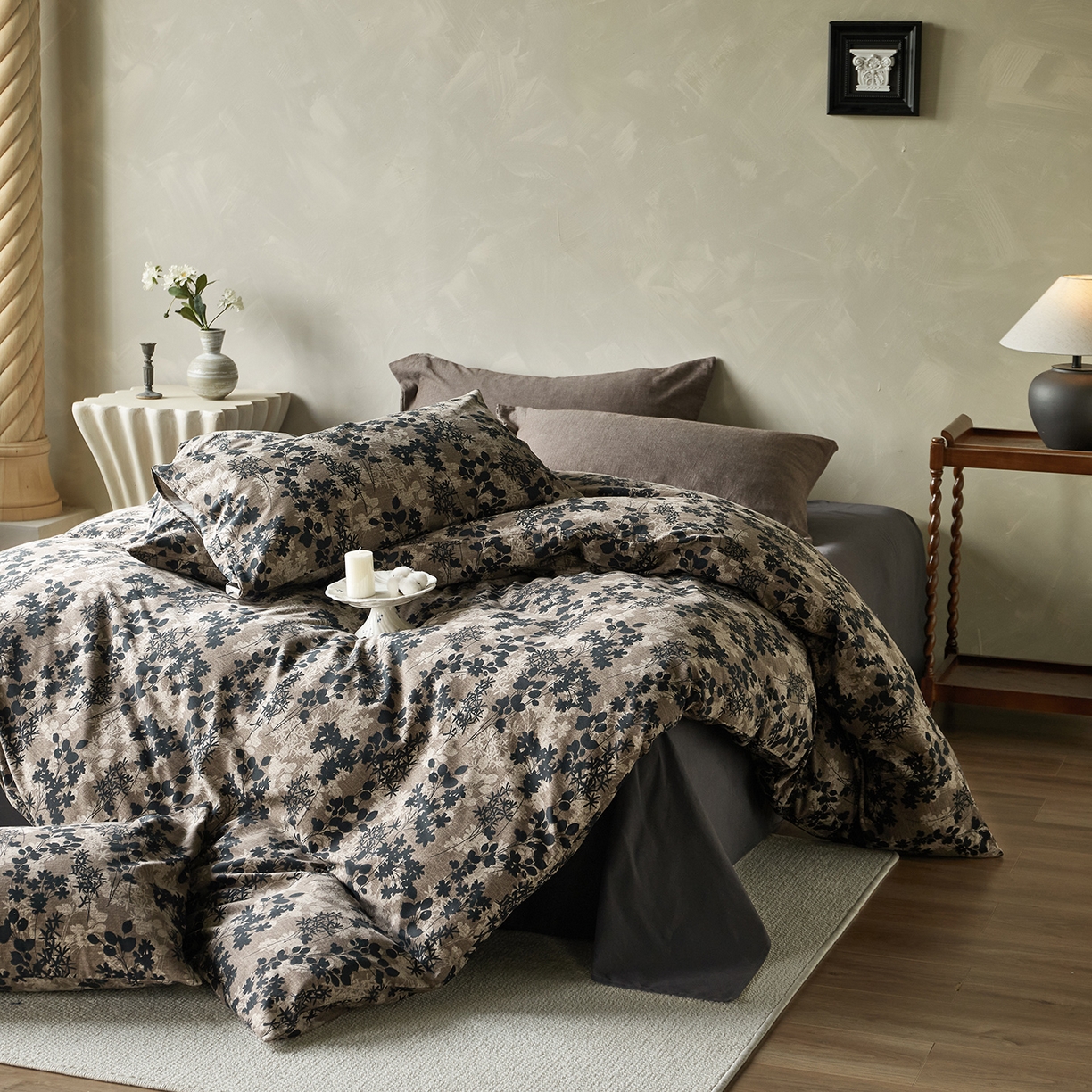 91家纺网 家纺一手货源 找家纺 怡家居 2025新款全棉纯棉加厚印花磨毛四件套 旧年