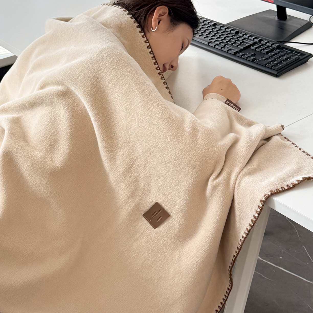 91家纺网 家纺一手货源 找家纺 （总）格真 2025新款双面仿羊绒多功能毯毛毯毯子