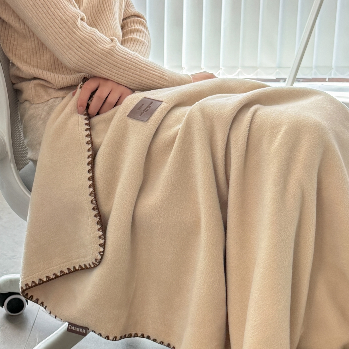 91家纺网 家纺一手货源 找家纺 （总）格真 2025新款双面仿羊绒多功能毯毛毯毯子