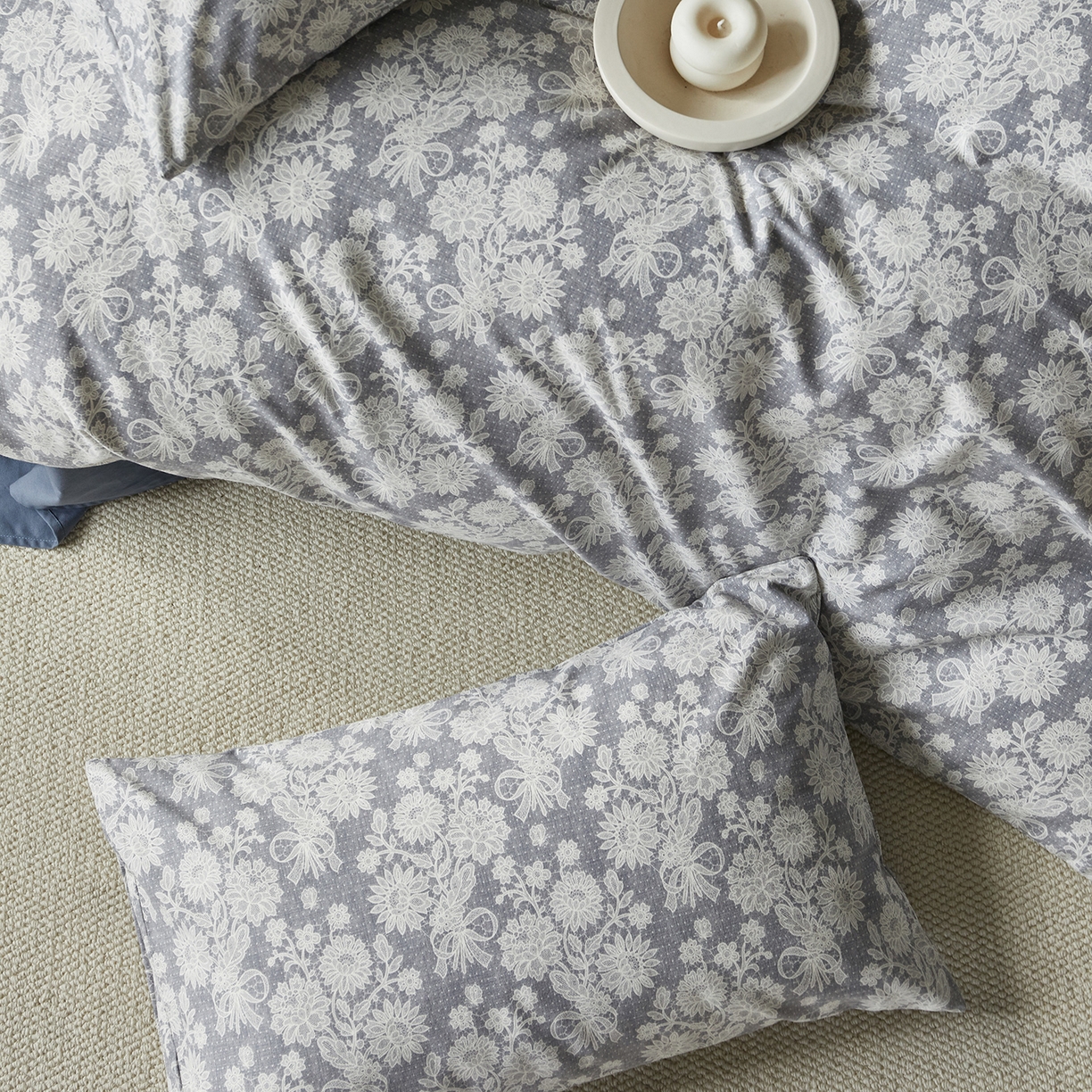 91家纺网 家纺一手货源 找家纺 怡家居 2025新款全棉纯棉加厚印花磨毛四件套 墨韵