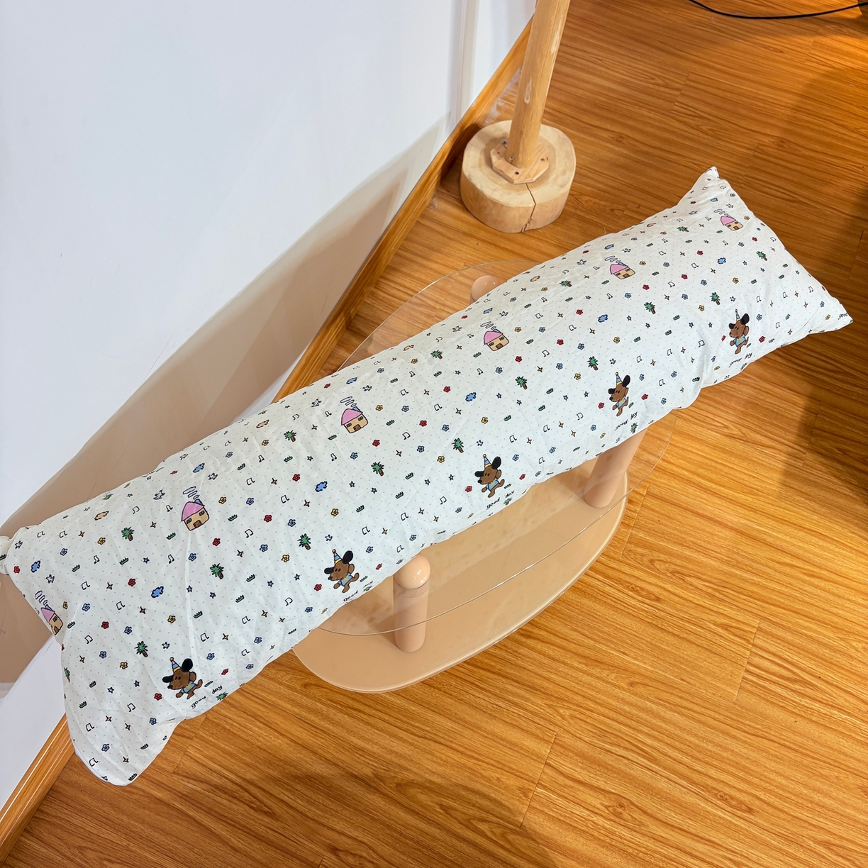 91家纺网 家纺一手货源 找家纺 （总）花西夫人 2023新款13372全棉印花长枕套双人枕头情侣枕芯