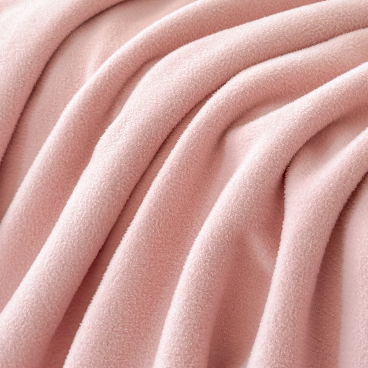 91家纺网 家纺一手货源 找家纺 格真 2025新款双面仿羊绒多功能毯毛毯毯子 浅粉