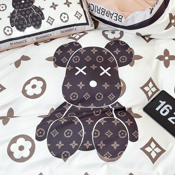 91家纺网 家纺一手货源 找家纺 （总）摩卡（乐趣） 2025新款现代简约网红款四季棉四件套