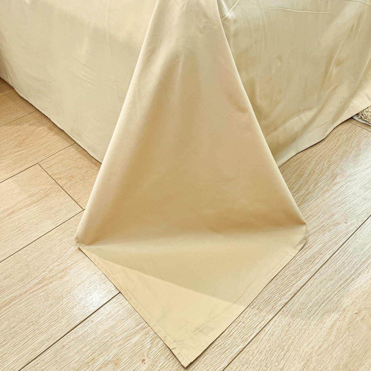 91家纺网 家纺一手货源 找家纺 花海 2025年秋冬色系 复古小碎花 韩式碎花小清新碎花全棉纯棉四件套40支13372 落日玫瑰 咖