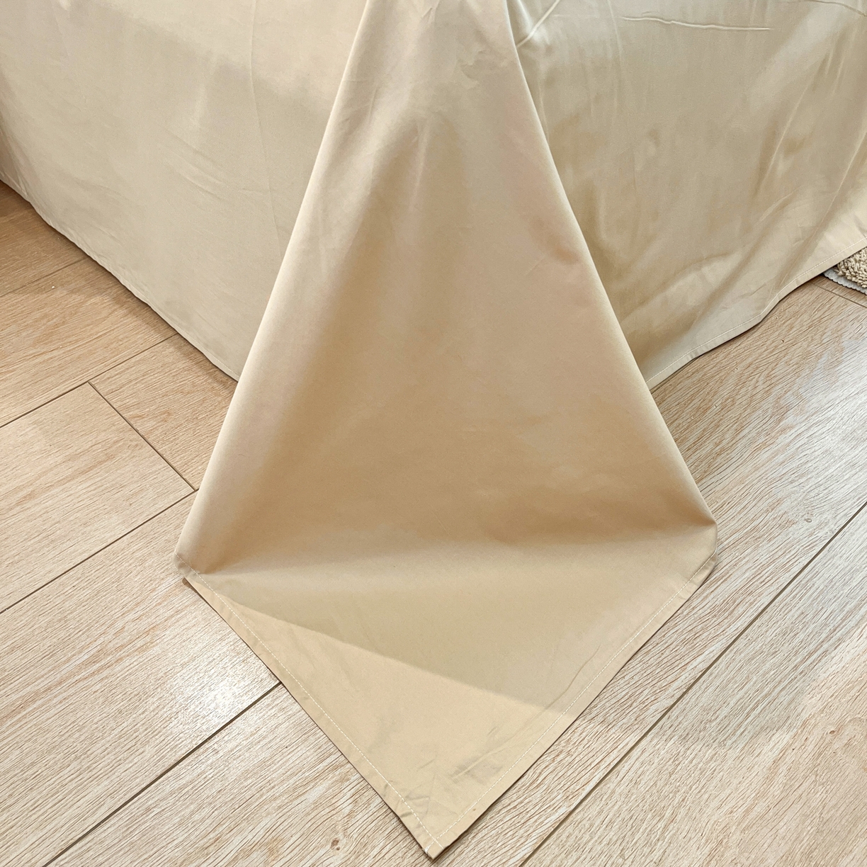 91家纺网 家纺一手货源 找家纺 花海 2025年秋冬色系 复古小碎花 韩式碎花小清新碎花全棉纯棉四件套40支13372 沐枫 咖