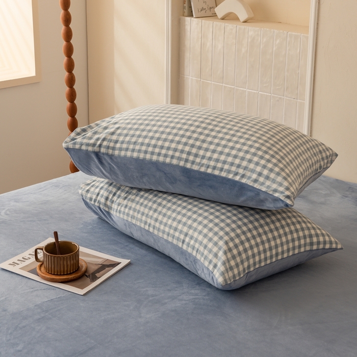 91家纺网 家纺一手货源 找家纺 （总）雯雨家纺 全棉纯棉加牛奶绒宝宝绒一面棉一面绒四件套