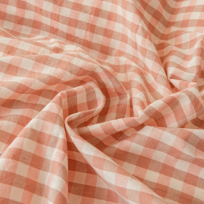 91家纺网 家纺一手货源 找家纺 雯雨家纺 全棉纯棉加牛奶绒宝宝绒一面棉一面绒四件套 棉绒-粉小格