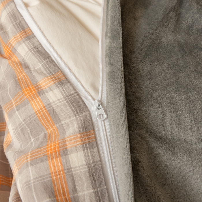 91家纺网 家纺一手货源 找家纺 雯雨家纺 全棉纯棉加牛奶绒宝宝绒一面棉一面绒四件套 棉绒-诺卡