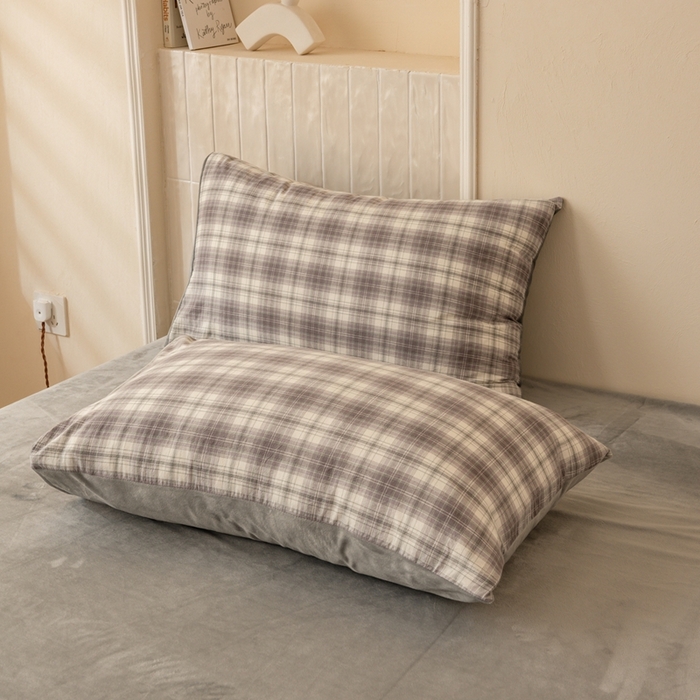 91家纺网 家纺一手货源 找家纺 雯雨家纺 全棉纯棉加牛奶绒宝宝绒一面棉一面绒四件套 棉绒-轩尼诗