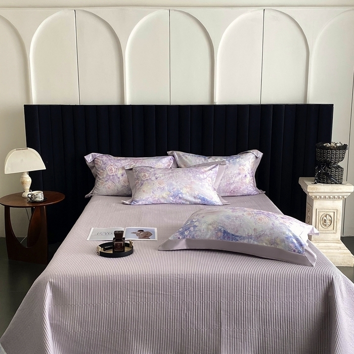 91家纺网 家纺一手货源 找家纺 （总）南泉坊 2025新款长绒棉纯棉丝光工艺数码印花四件套