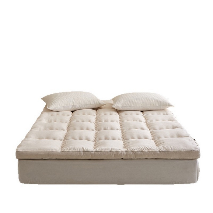 91家纺网 家纺一手货源 找家纺 （总）良品汇馆 2025新款【棉麻纤维大豆床垫】棉麻床垫良品大豆纤维柔软加厚保暖民宿舍学生床褥秋冬款