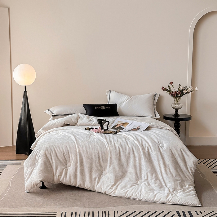 91家纺网 家纺一手货源 找家纺 （总）雅高家居 2025新款全棉被子纯棉60s贡缎长绒棉抗菌被被冬被芯冬被被子