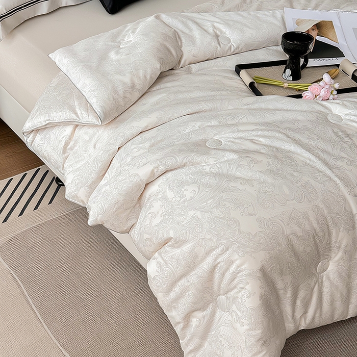 91家纺网 家纺一手货源 找家纺 （总）雅高家居 2025新款全棉被子纯棉60s贡缎长绒棉抗菌被被冬被芯冬被被子