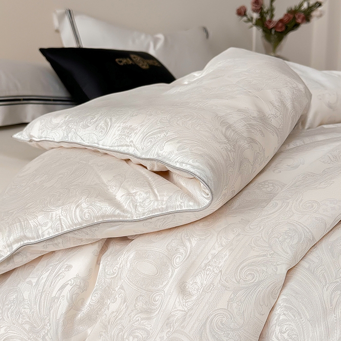 91家纺网 家纺一手货源 找家纺 （总）雅高家居 2025新款全棉被子纯棉60s贡缎长绒棉抗菌被被冬被芯冬被被子