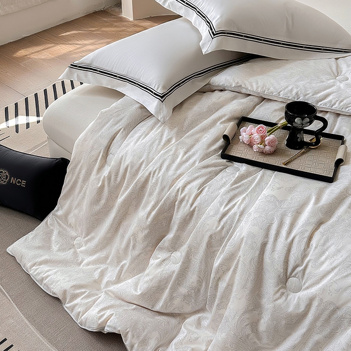 91家纺网 家纺一手货源 找家纺 （总）雅高家居 2025新款全棉被子纯棉60s贡缎长绒棉抗菌被被冬被芯冬被被子