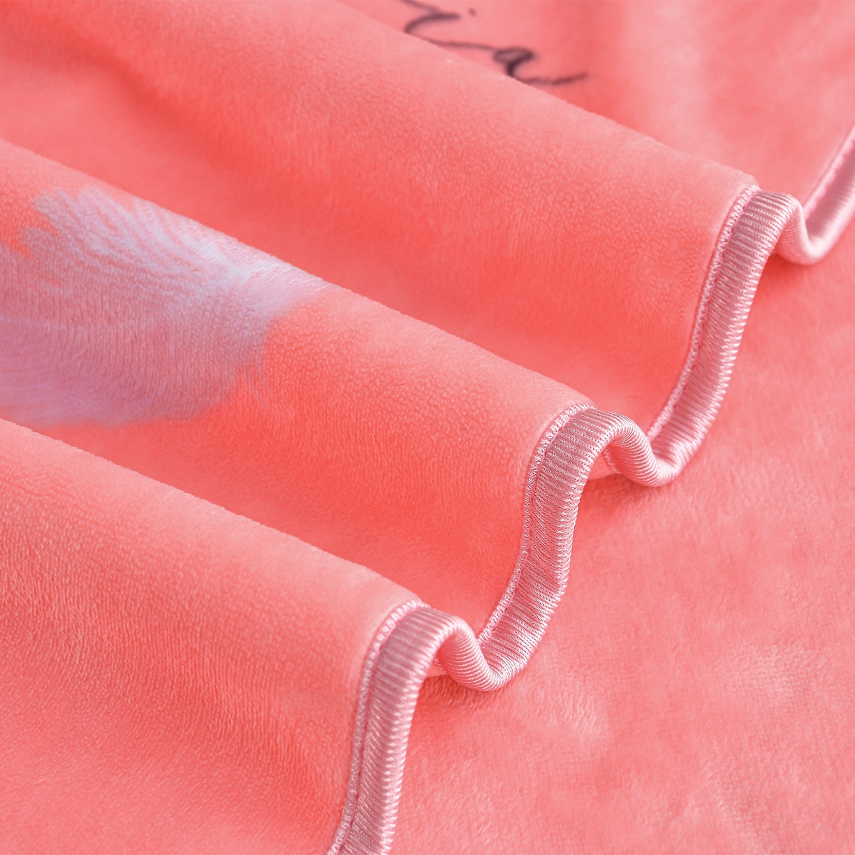 91家纺网 家纺一手货源 找家纺 橘姿家纺 2025新款9-10斤牛奶绒四件套金貂绒四件套 羽毛粉