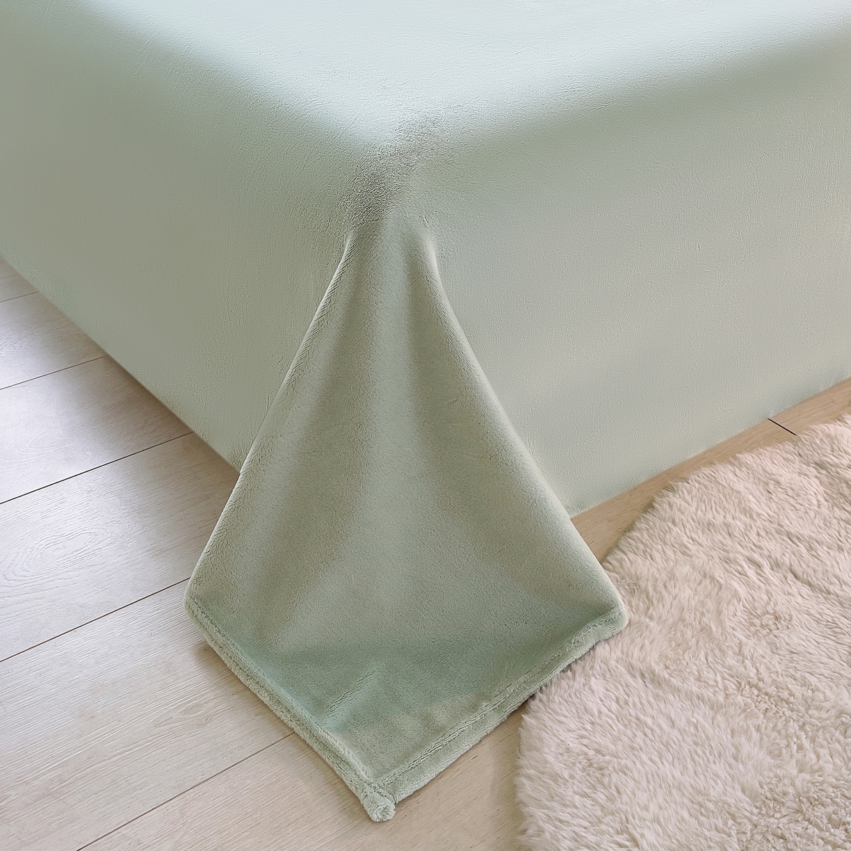 91家纺网 家纺一手货源 找家纺 炫拼家纺 2025新款高克重牛奶绒格子卡通毛巾绣加厚四件套-糖宝系列 糖宝-汪星日记