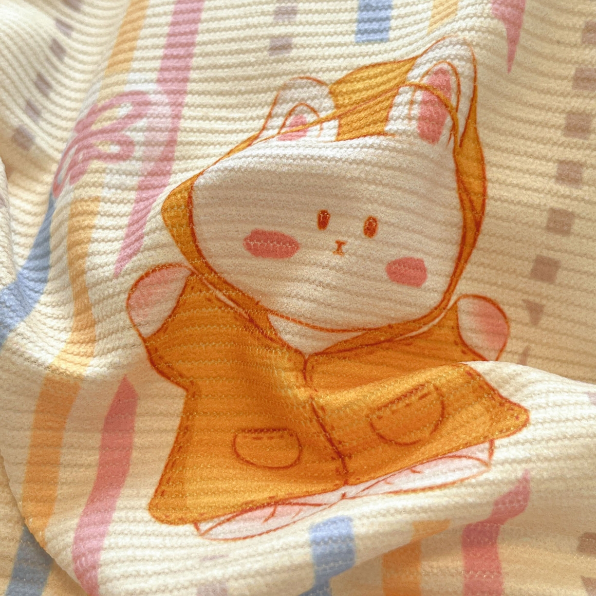 91家纺网 家纺一手货源 找家纺 羚羊语家纺 2025新款灯芯绒 温暖颂系列-印花牛奶绒四件套高克重简约卡通花卉提花加厚保暖床单床笠三件套（买家秀请联系客服!） 温暖颂-宠物乐园