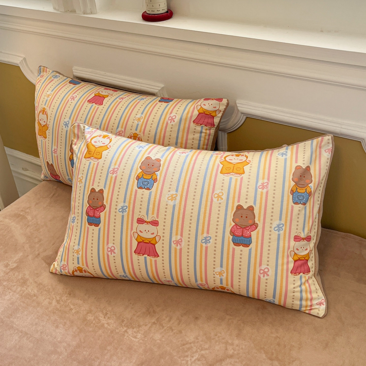 91家纺网 家纺一手货源 找家纺 羚羊语家纺 2025新款灯芯绒 温暖颂系列-印花牛奶绒四件套高克重简约卡通花卉提花加厚保暖床单床笠三件套（买家秀请联系客服!） 温暖颂-宠物乐园