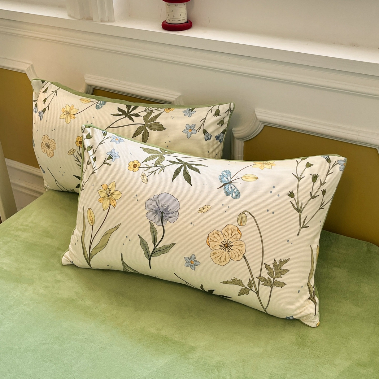 91家纺网 家纺一手货源 找家纺 羚羊语家纺 2025新款灯芯绒 温暖颂系列-印花牛奶绒四件套高克重简约卡通花卉提花加厚保暖床单床笠三件套（买家秀请联系客服!） 温暖颂-漫野春息