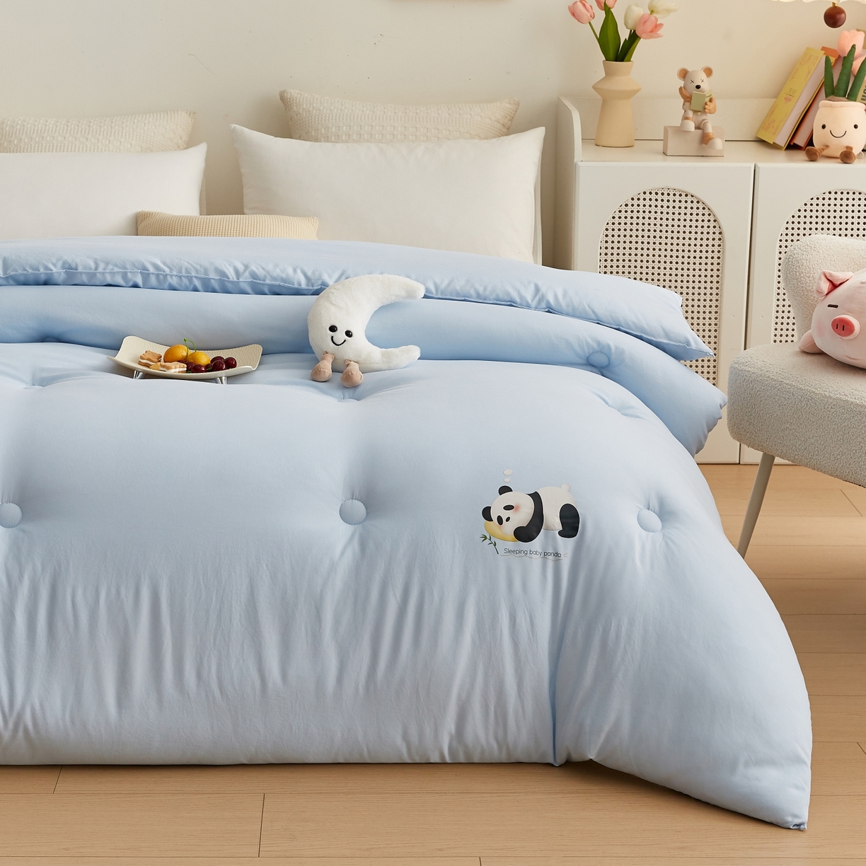 91家纺网 家纺一手货源 找家纺 （总）湘之帛 2025新款A类云朵棉超柔抗菌冬被被子被芯