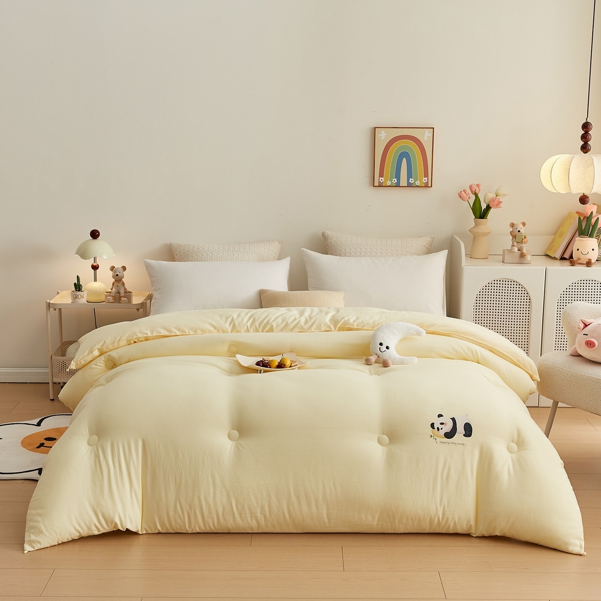 91家纺网 家纺一手货源 找家纺 （总）湘之帛 2025新款A类云朵棉超柔抗菌冬被被子被芯