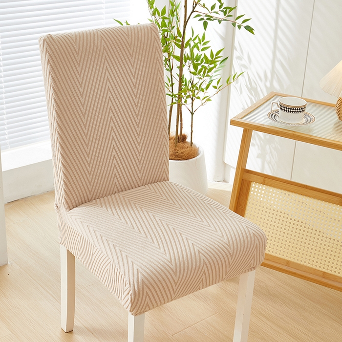 91家纺网 家纺一手货源 找家纺 飞翔家纺沙发套 2025新款人字格椅子套 卡其色