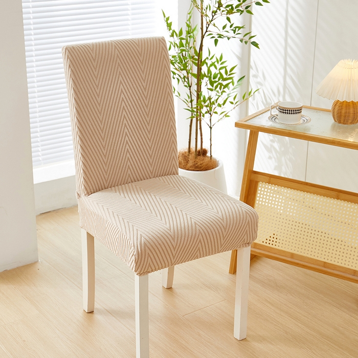 飞翔家纺沙发套 2025新款人字格椅子套 卡其色